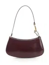 Staud Ollie Bag Leather Shoulder Bags Bordeaux