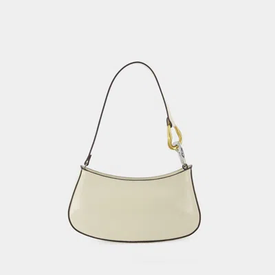 STAUD OLLIE  HOBO BAG - STAUD - CREAM - LEATHER