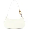 Staud Ollie Chain-link Leather Shoulder Bag In Paper