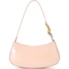 Staud Ollie Leather Shoulder Bag In Pink