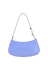 Staud Ollie Leather Shoulder Bag In Blue