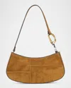 Staud Ollie Suede Shoulder Bag