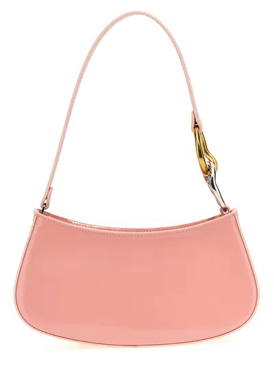 Staud Ollie Zipped Shoulder Bag In Pink
