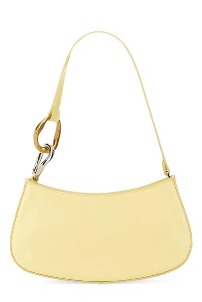 Staud Ollie Zipped Shoulder Bag In Yellow