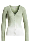 Staud Cargo Sweater In Jade Drift Tie Dye