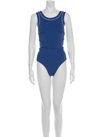 Pre-owned Staud One-piece W/ Tags In Blue