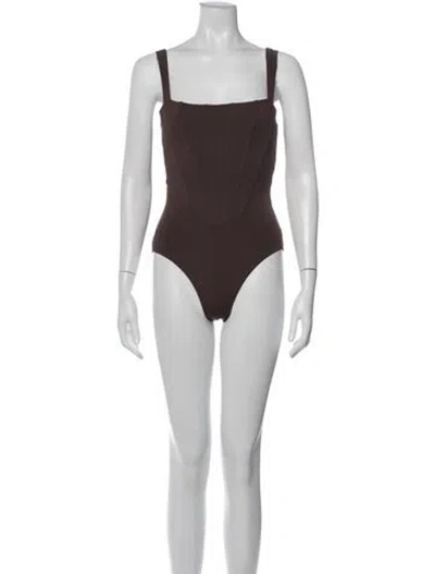 Pre-owned Staud One-piece W/ Tags In Brown
