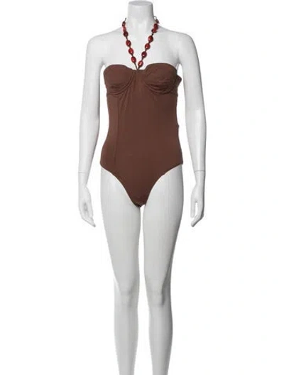 Pre-owned Staud One-piece W/ Tags In Neutrals