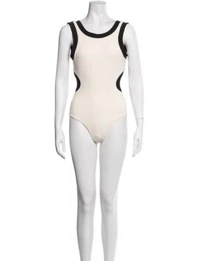 Pre-owned Staud One-piece W/ Tags In Neutrals