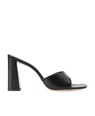 Staud Open-toe Slip-on Sandals In Black