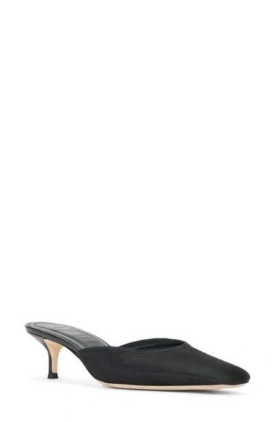 Staud Otto Kitten Heel Mule In Black
