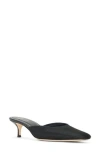 Staud Otto Kitten Heel Mule In Black