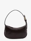 Staud Owen Leather Shoulder Bag In Brown