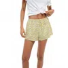 Staud Paddle Shorts In On The Vine Golden In Neutral