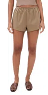 Staud Paddle Cotton Shorts