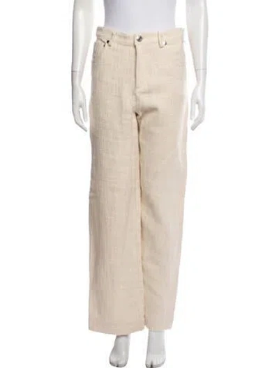 Pre-owned Staud Pants W/ Tags In Neutrals