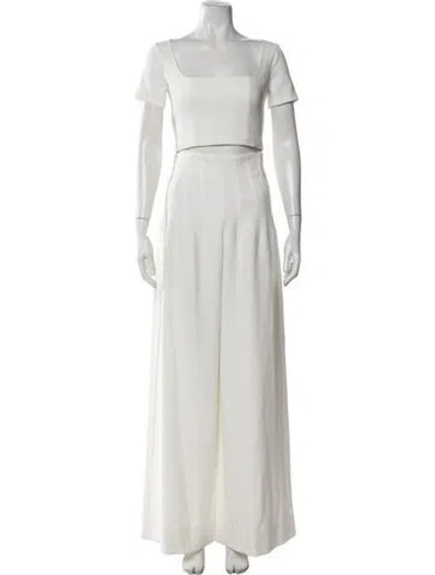 Pre-owned Staud Pantsuit In Neutrals
