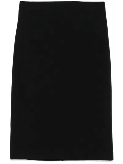 Staud Pascale Midi Skirt In Black