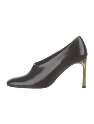 Pre-owned Staud Patent Leather Pumps In Black