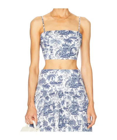 Staud Pattern Vest In Nude