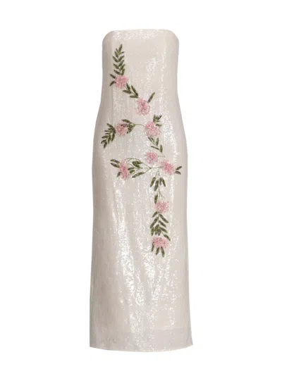 Staud Patterned Dress In Neutral