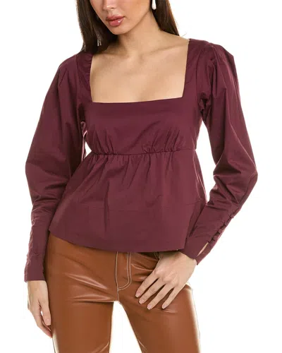 Staud Peggy Top In Purple