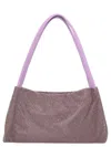 Staud Penny Crystal-embellished Shoulder Bag In Pink
