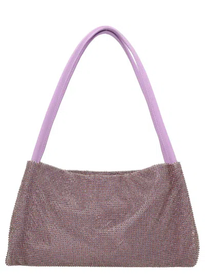 Staud 'penny Crystal' Shoulder Bag In Purple
