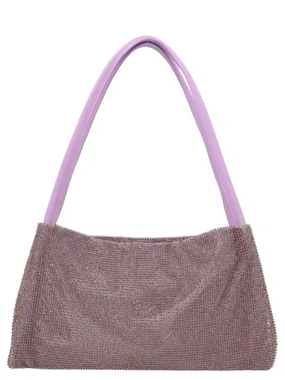 Staud Penny Crystal Shoulder Bags Purple