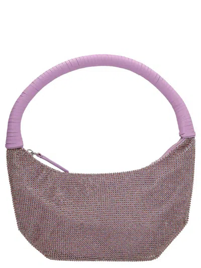 Staud Pepper Crystal Hobo Bag In Purple