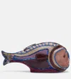 Staud Pesce Beaded Fish Clutch In Multi