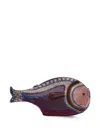 Staud Womens Ultraviolet Pesce Beaded Clutch Bag In Brown