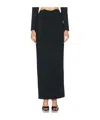 Staud Petunia Maxi Skirt In Black In Black
