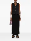 Staud Petunia Maxi Skirt In Black In Black