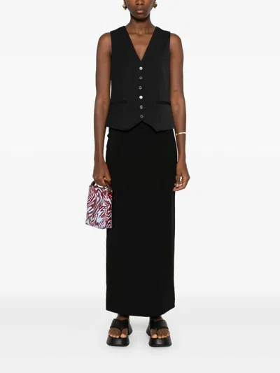 Staud Petunia Maxi Skirt In Black