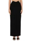Staud Petunia Maxi Skirt In Black In Black