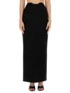 Staud Petunia Maxi Skirt In Black In Black