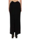 Staud Petunia Maxi Skirt In Black In Black