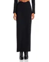 Staud Petunia Maxi Skirt In Black In Black