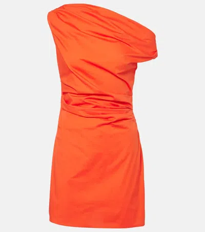 Staud Minikleid Phare Aus Baumwolle In Rot