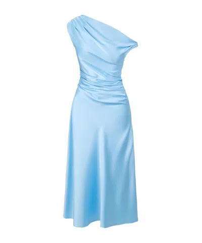 Staud Phare Dress In Blue