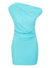 Staud Phare Mini Dress In Blue