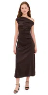 Staud One-shoulder-maxikleid Phare Aus Baumwolle