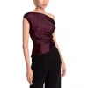 Staud Phare Top Merlot In Red