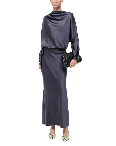 Staud Phoebe Dress In Blue