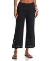 Staud Piha Button Trim Pants In Black