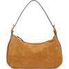 Staud Pine Leather Shoulder Bag In Brown