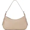 Staud Pine Leather Shoulder Bag In Dune
