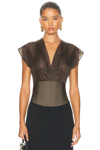 Staud Pinnacle Top In Brown