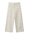 Staud Pocket Casual Pants In White